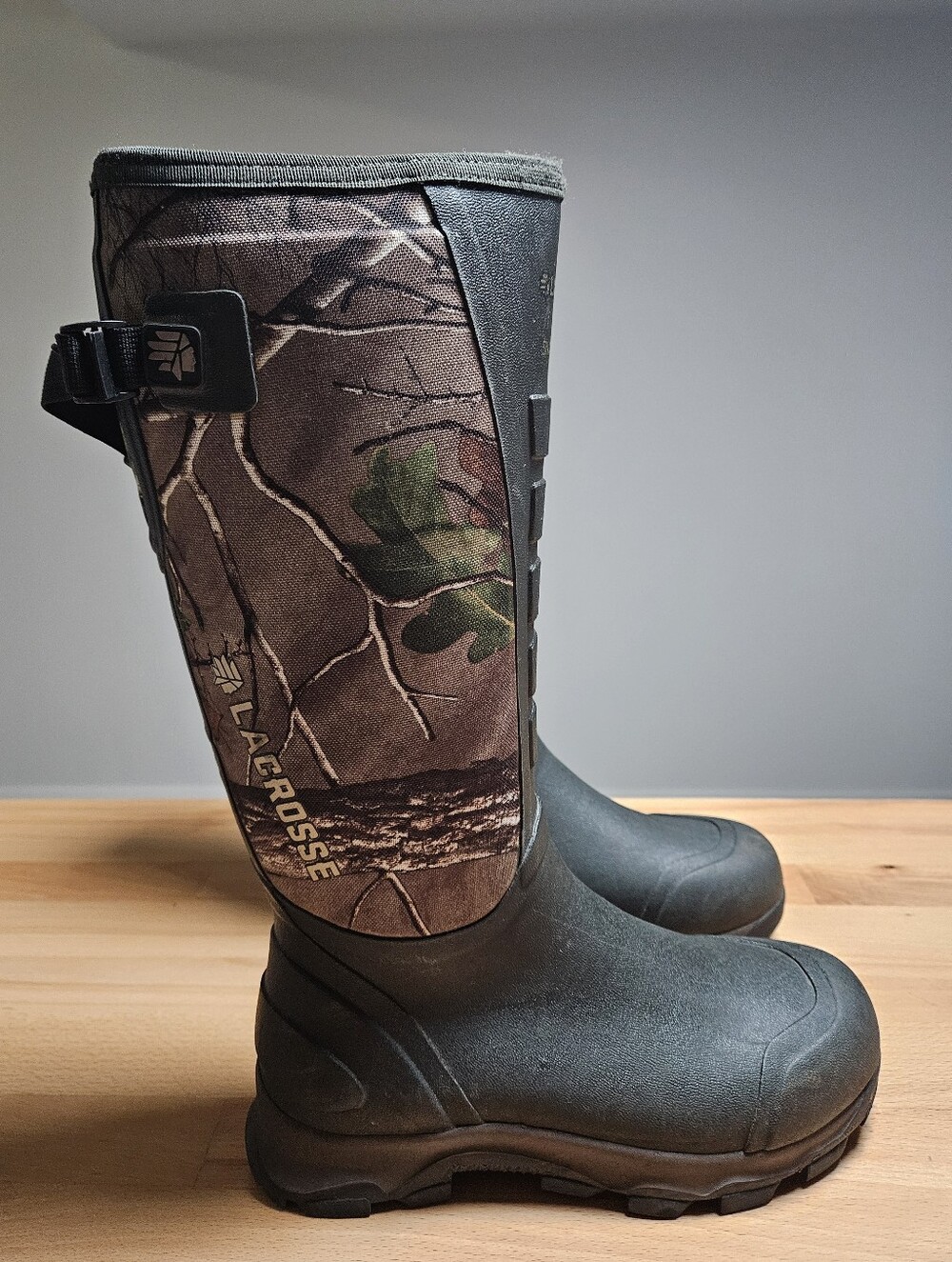 LaCrosse Men's 4X Alpha Snake Boots Hunting Boots 16" Realtree Size 8